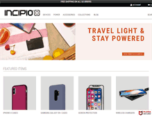 Tablet Screenshot of incipio.com